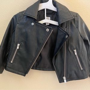 Toddler faux leather moto jacket 18-24m